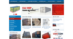 Desktop Screenshot of caimepcontainers.com